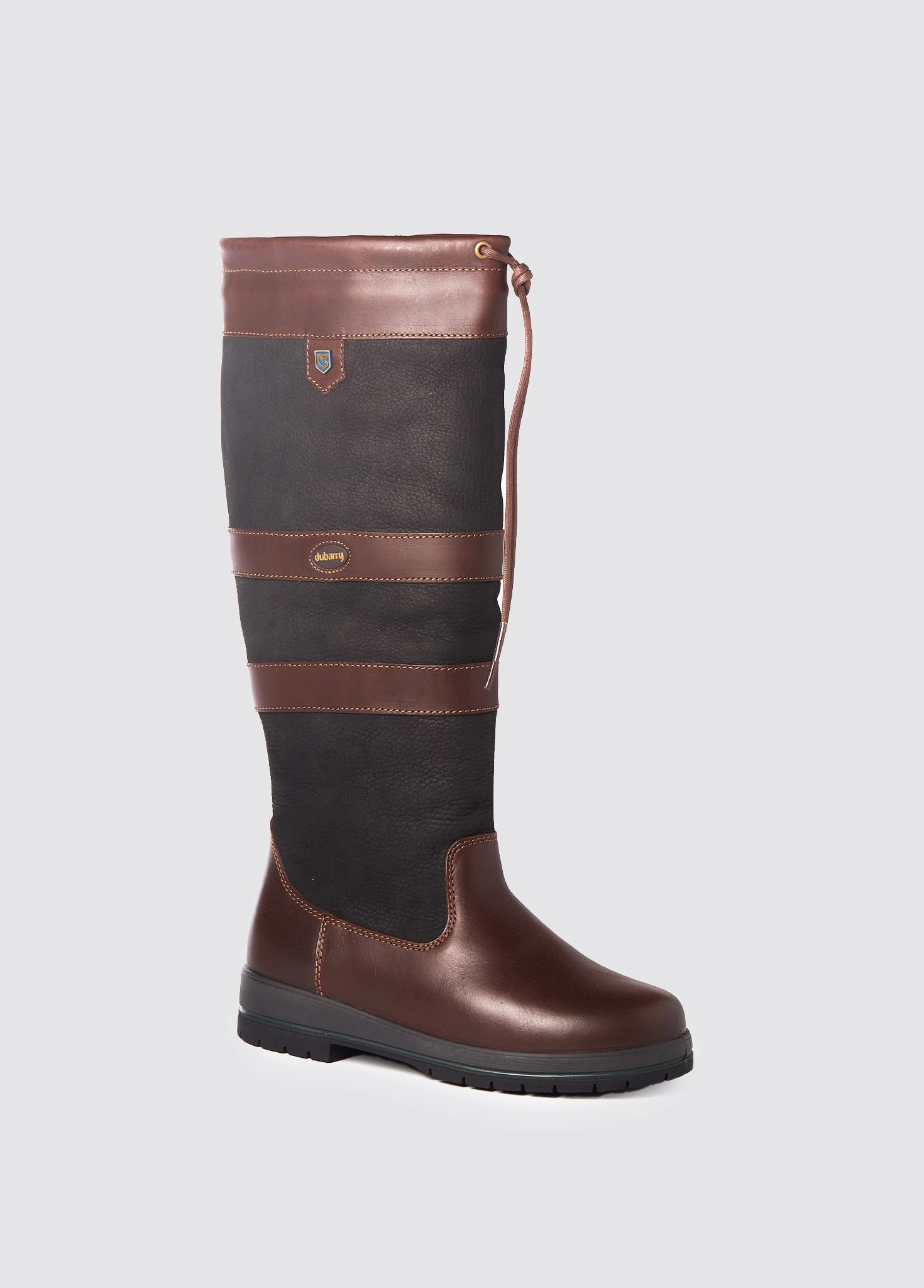 Galway Herren Outdoor-Stiefel ExtraFit - Black/Brown Stiefel Für Mollige