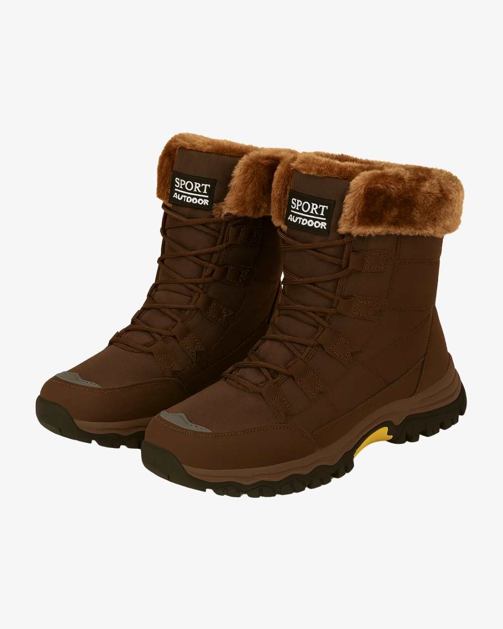 Geftterte Schneestiefel mit rutschfester Sohle