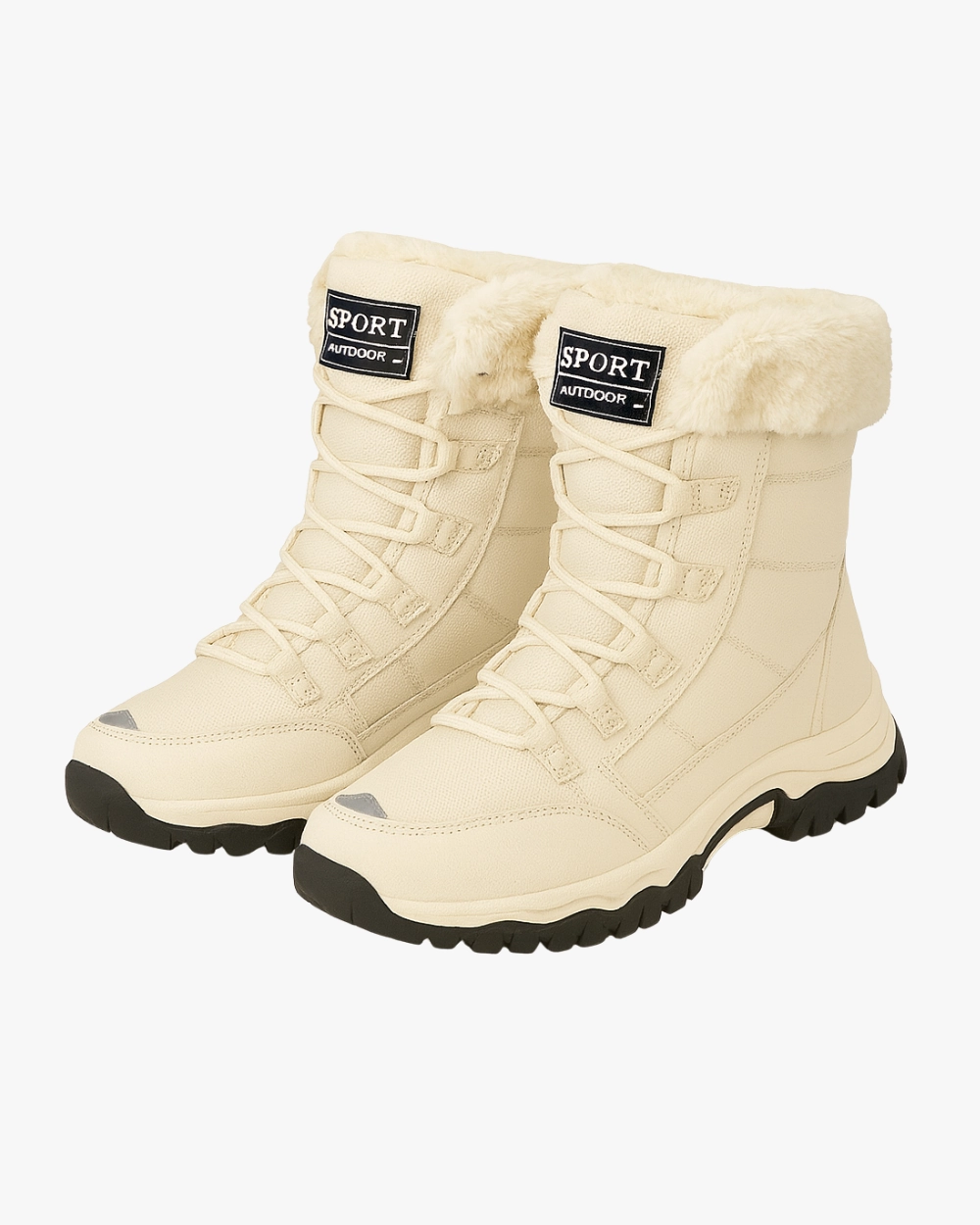 Geftterte Schneestiefel mit rutschfester Sohle