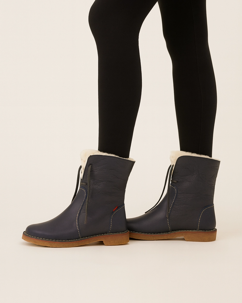 Geftterte Winterboots mit rutschfester Sohle