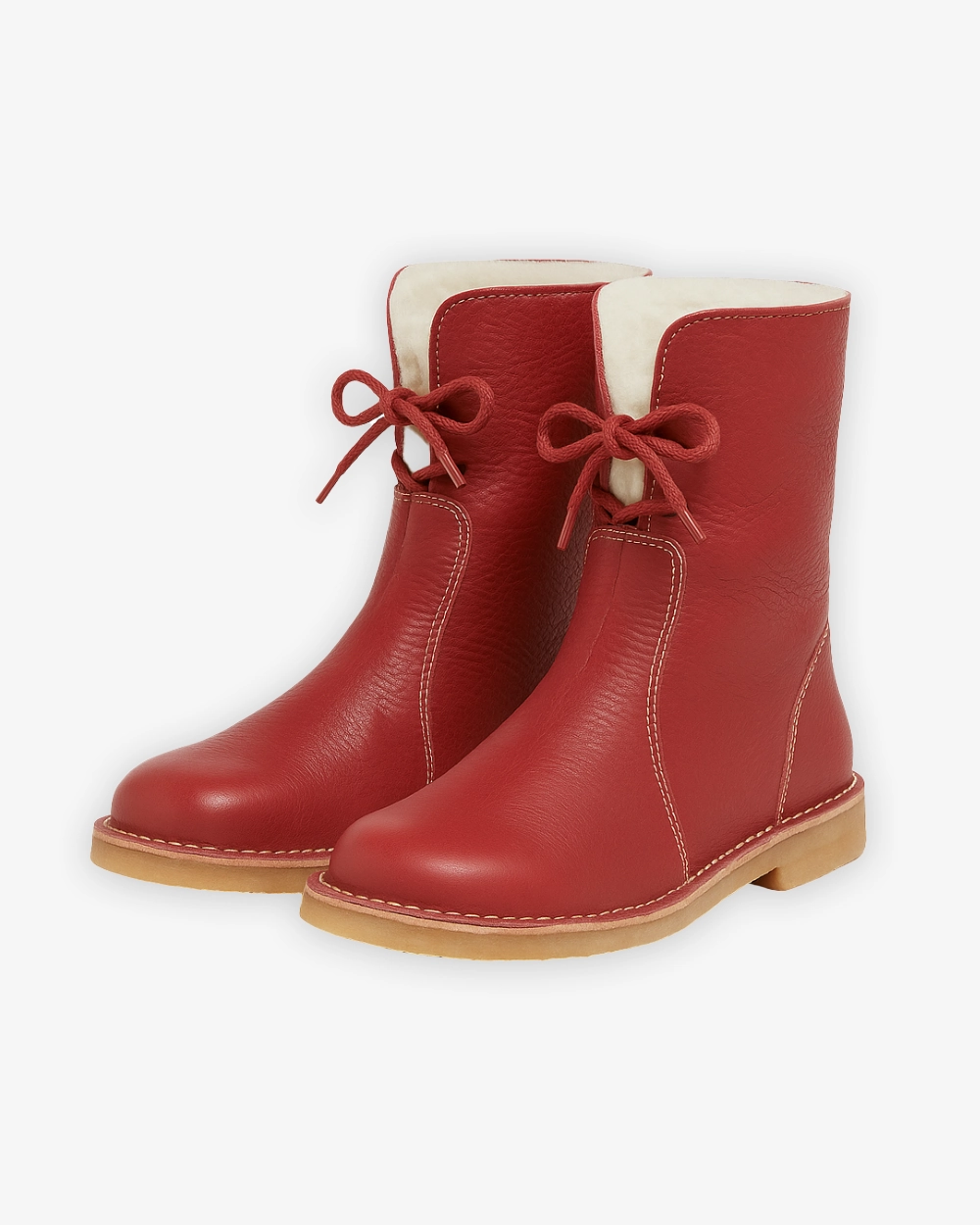 Geftterte Winterboots mit rutschfester Sohle