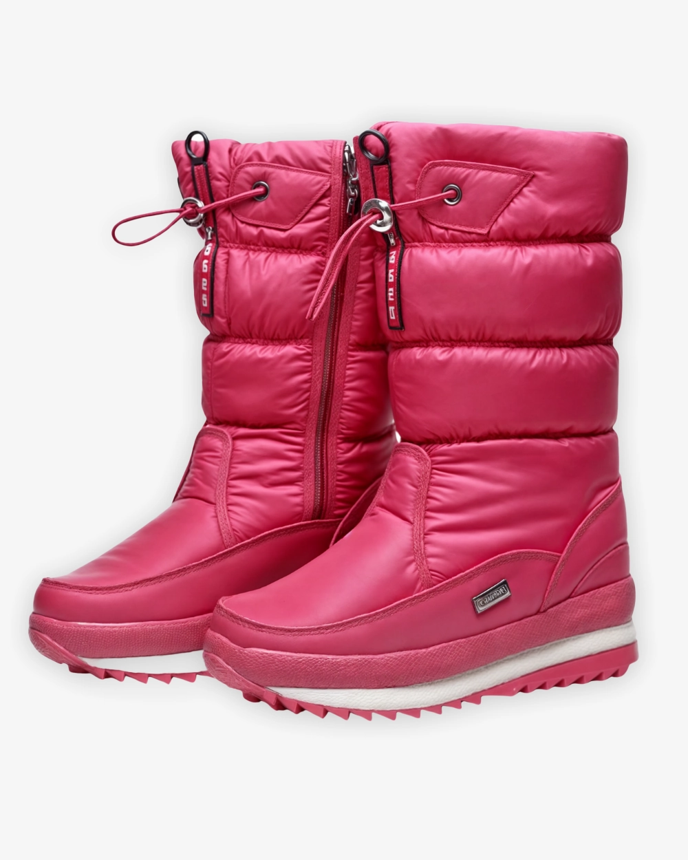 Geftterte Winterstiefel mit rutschfester Sohle Winterstiefel Lang