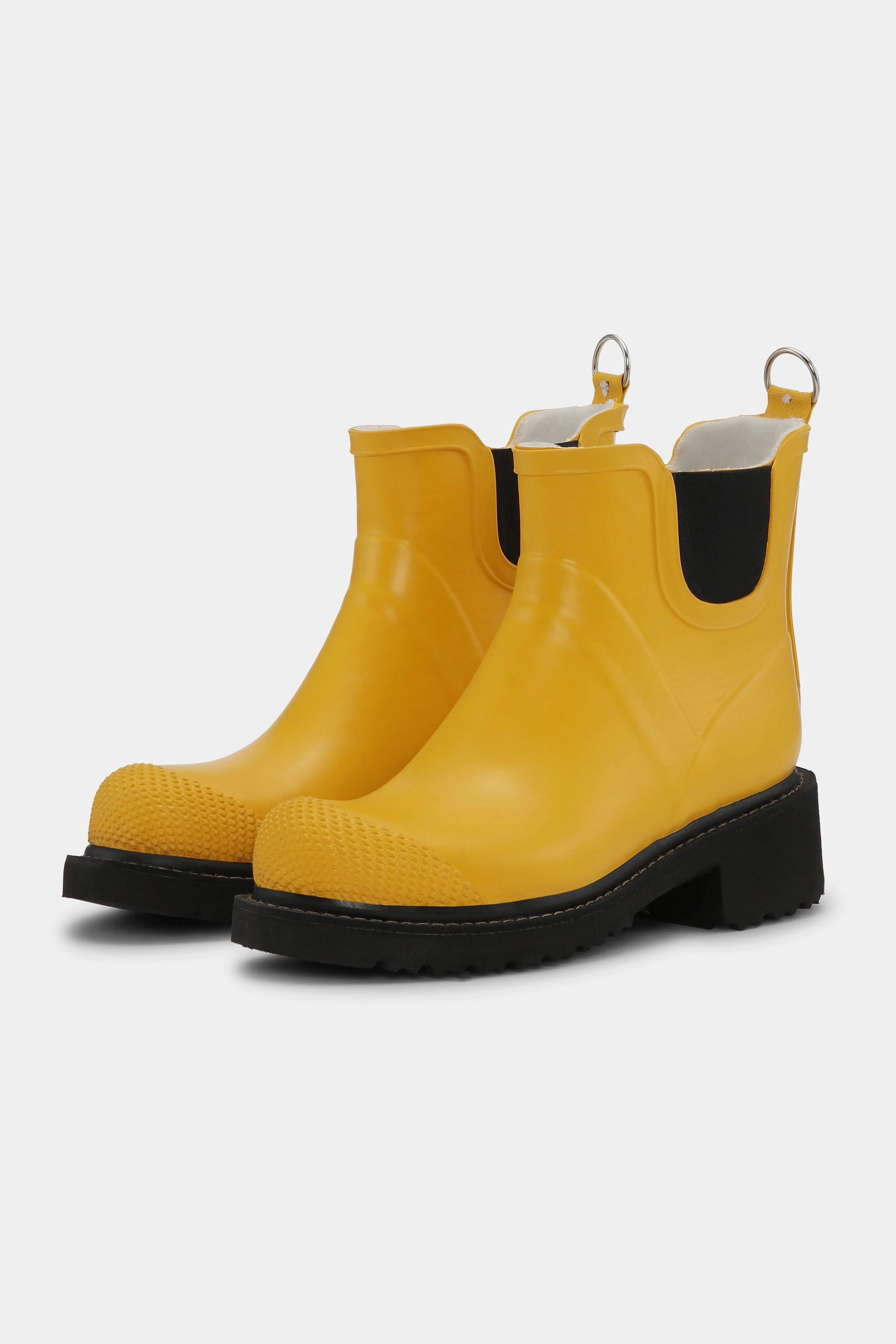 Landi Winterstiefel Kurze Gummistiefel Hohem Absatz - Cyber Yellow
