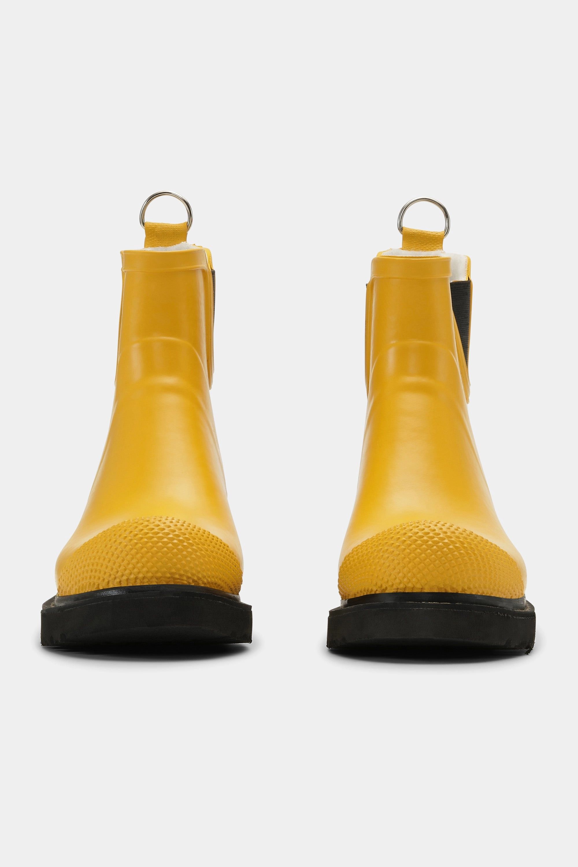 Wolff Winterstiefel Kurze Gummistiefel Hohem Absatz - Cyber Yellow