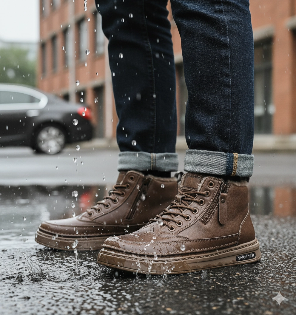 Fendi Winterstiefel NordicBoot  Herren Winterstiefel waterproof & warm - Braun