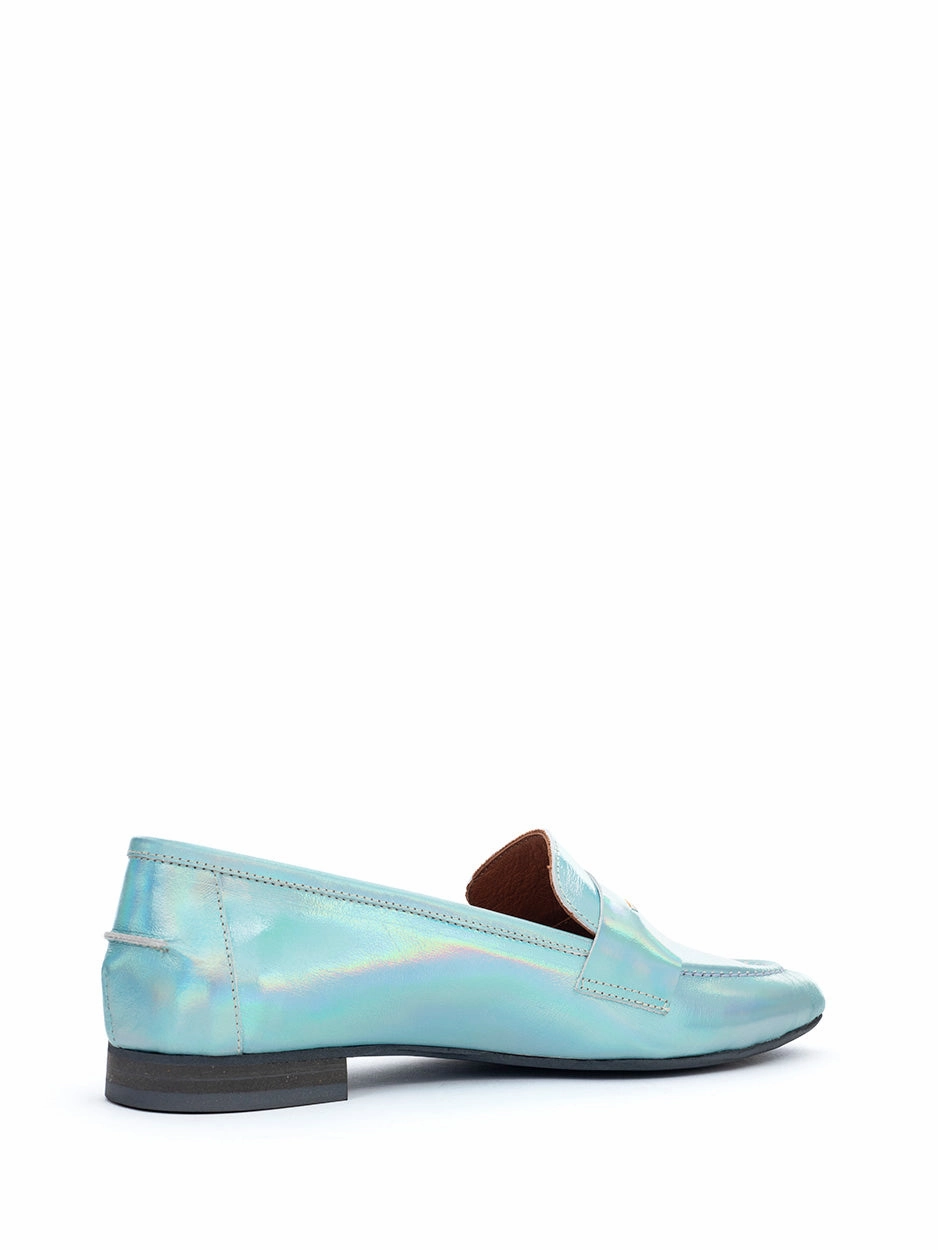 Louise | Loafer Blue Monolith Brushed Leather Loafers
