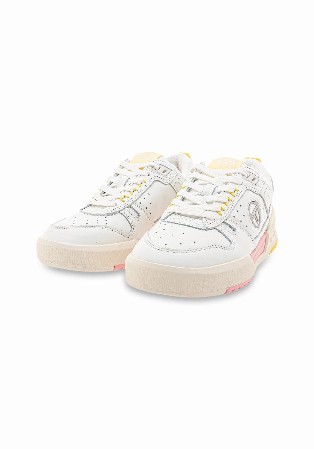 Sneaker Schnürsenkel Binden Ohne Schleife BB COURT LO white-tofu-lemon drop