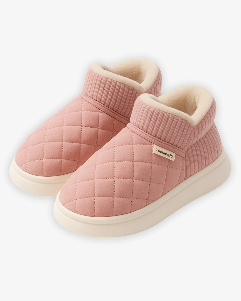 Gesteppten Hausschuhe mit warmem Innenfutter High Heels Hallux