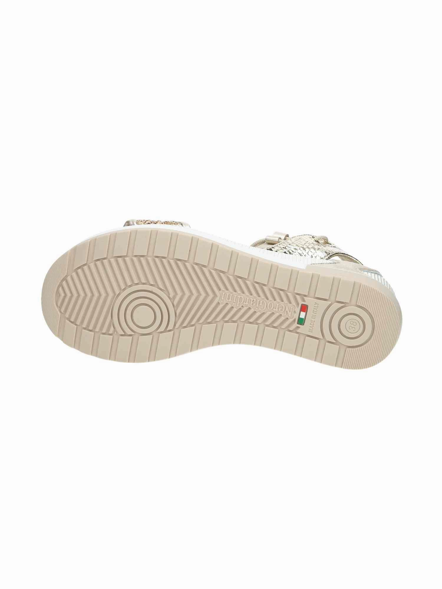 E513602D T.Paillettes Chic 22 Etoile Sand Miele Blade Platino Loira B Sandalen Für Babys