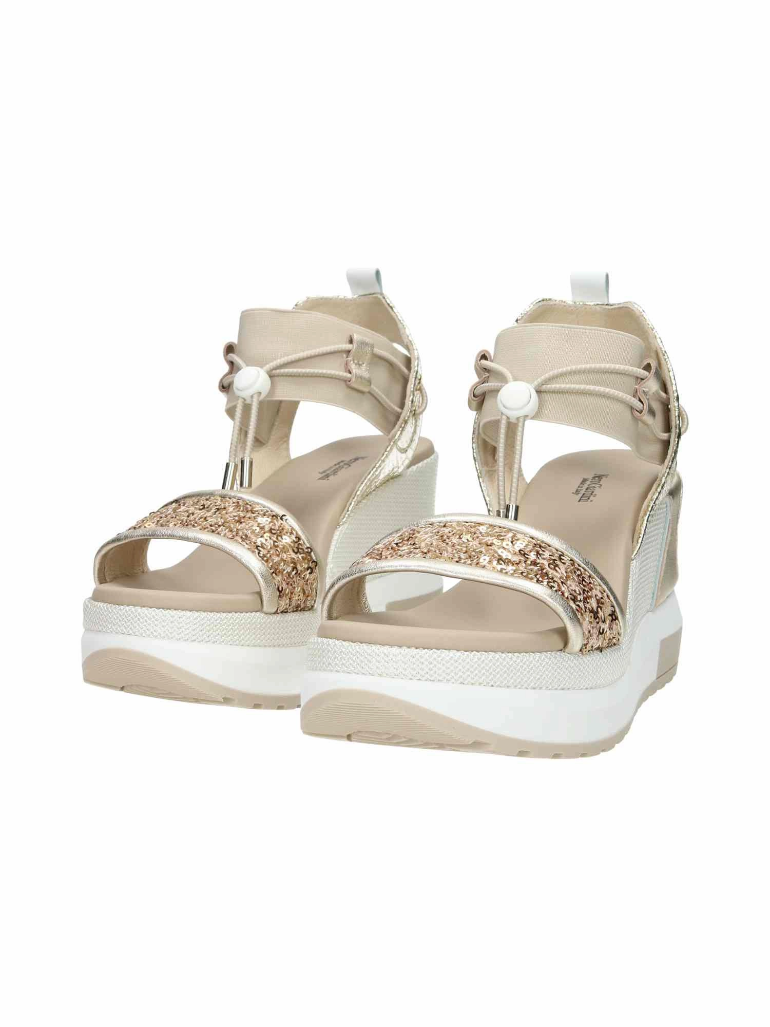 Sandalen 2020 Trend E513602D T.Paillettes Chic 22 Etoile Sand Miele Blade Platino Loira B