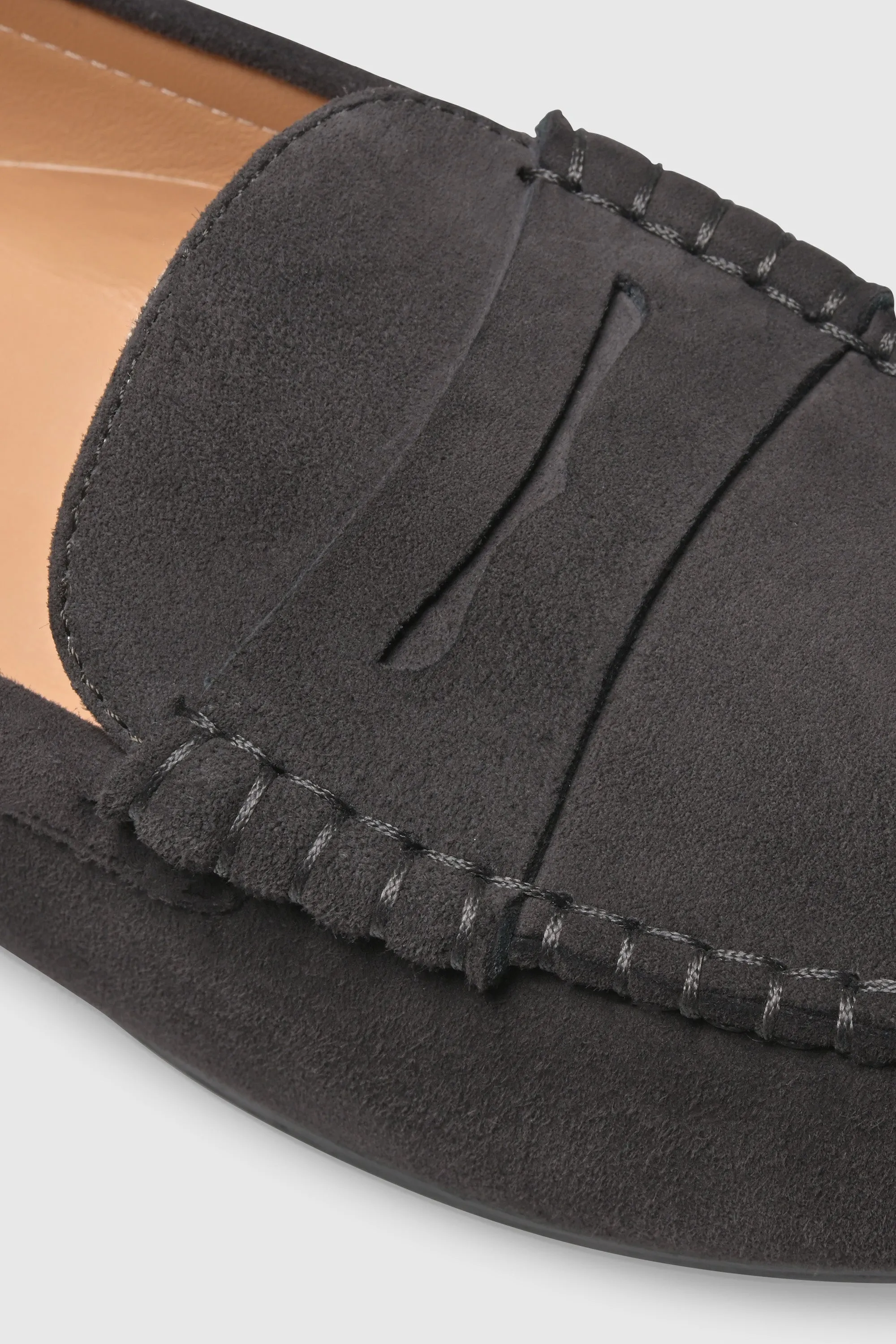 Loafer 1490 Camoscio Charcoal Collegiate Cordovan Loafers