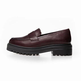 THE STREETS - BORDEAUX Chaol Loafers
