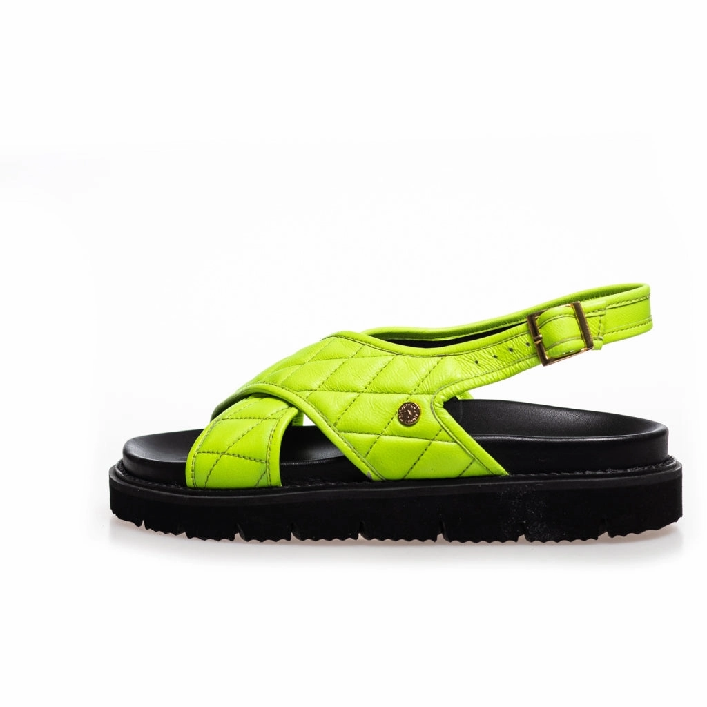 GOING WILD NEON - NEON GREEN Sandalen Geschlossen Absatz
