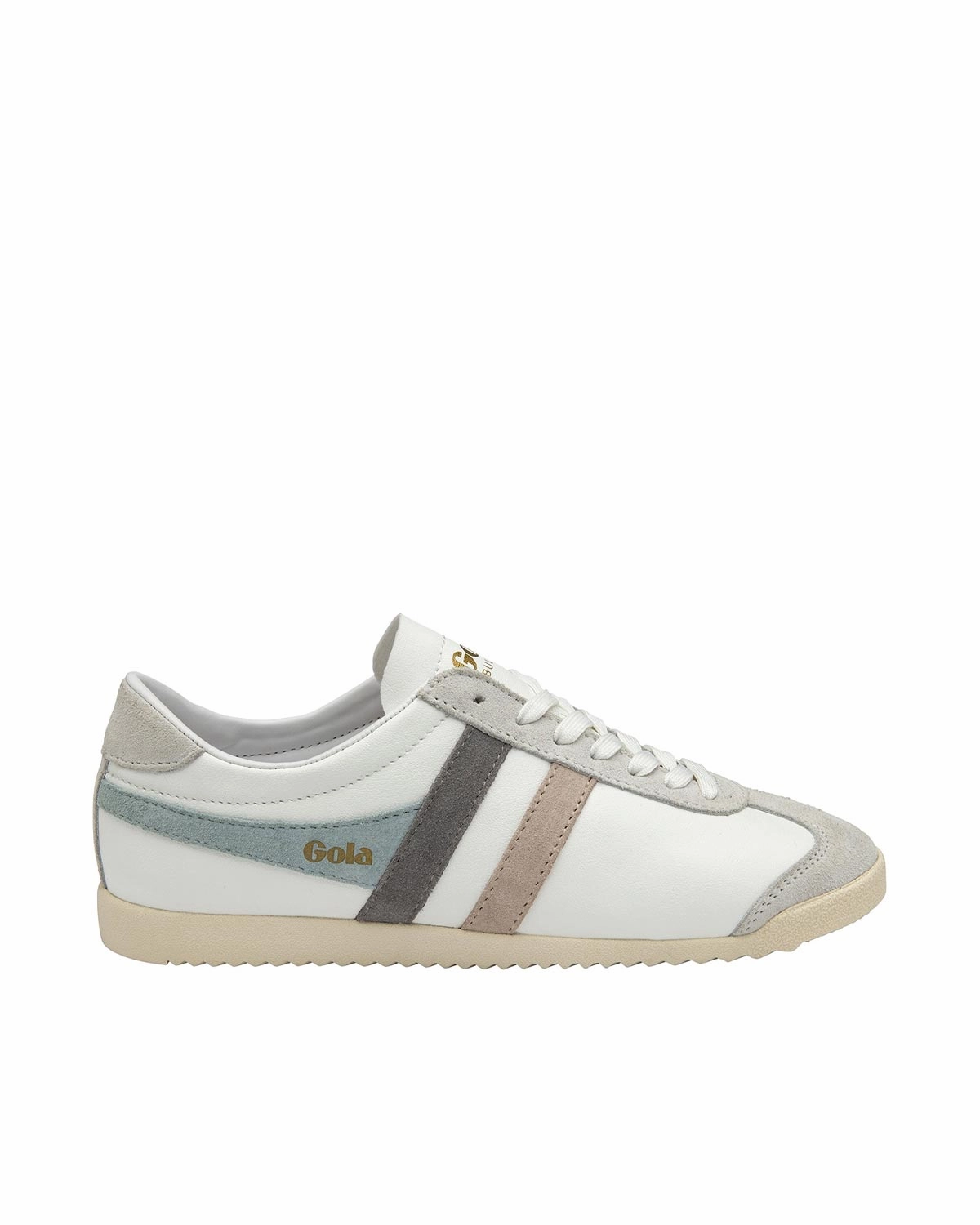 Gola Bullet Trident Sneaker Weiss Leder