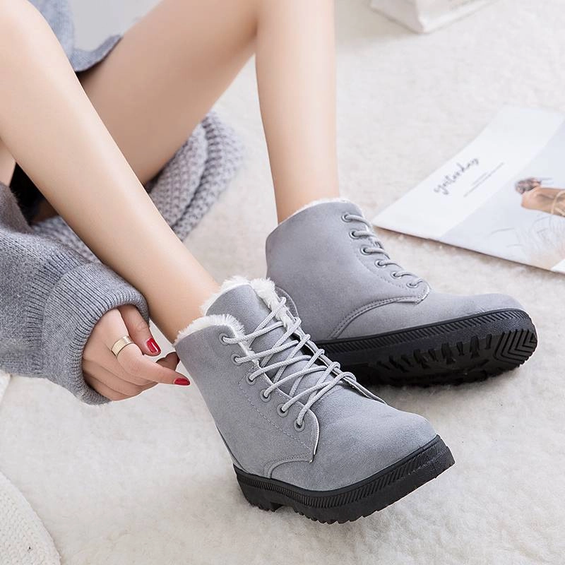 Winterstiefel Leuchten Winterschuhe Damen | Knchelhoch Mit Schnrverschluss