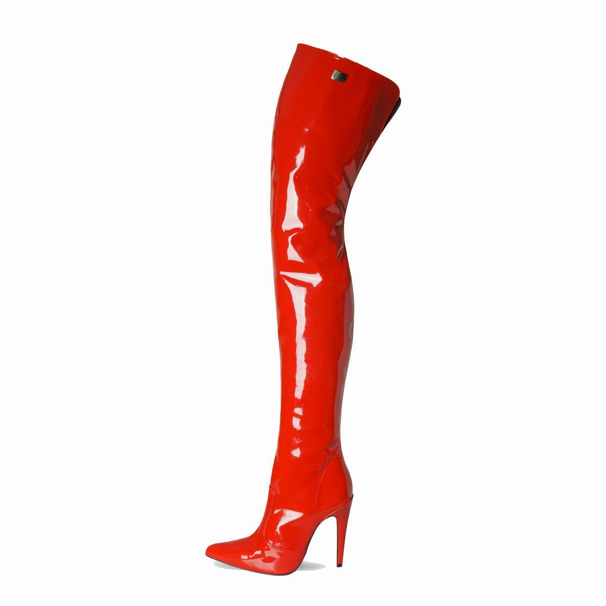 High Heel Overkneestiefel (Modell 110) Vinyl rot Daytona Urban Stiefel