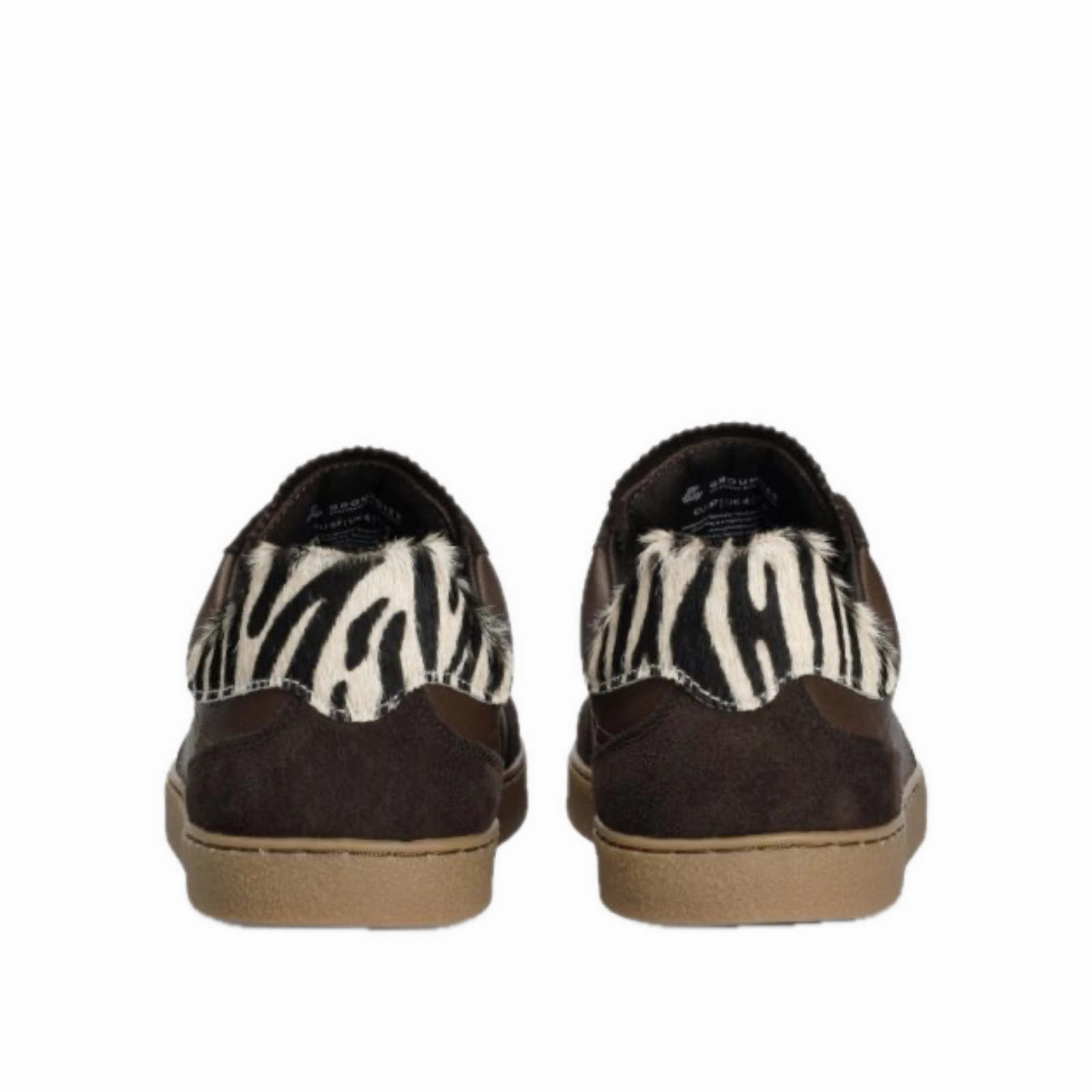 GROUNDIES Panama Women espresso/zebra Sneaker Paul Green