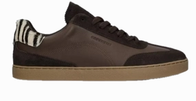 GROUNDIES Panama Women espresso/zebra 8 Beaufort Sneaker