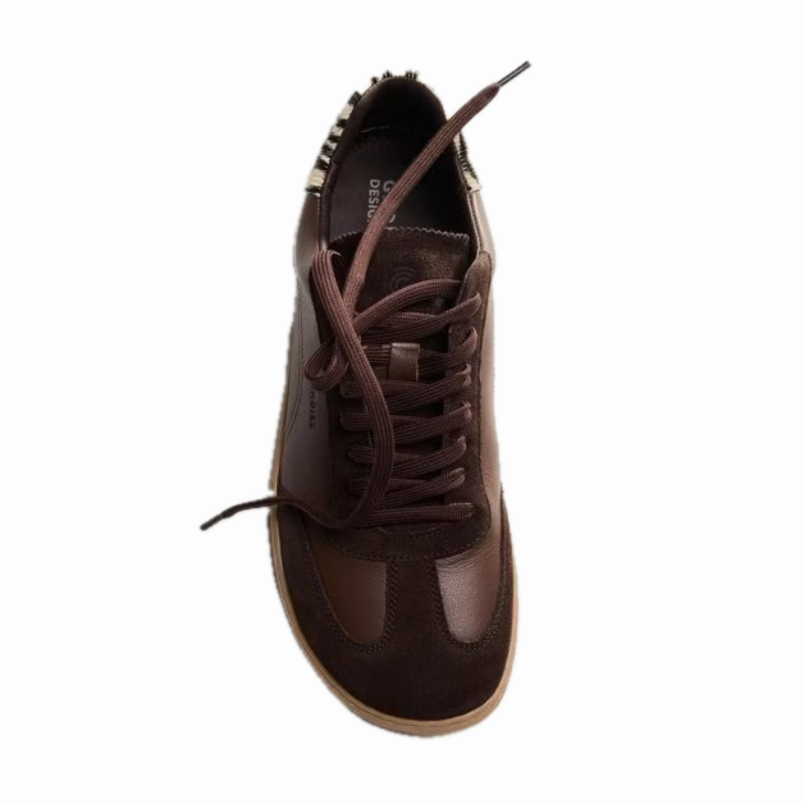 Lässige Sneaker GROUNDIES Panama Women espresso/zebra