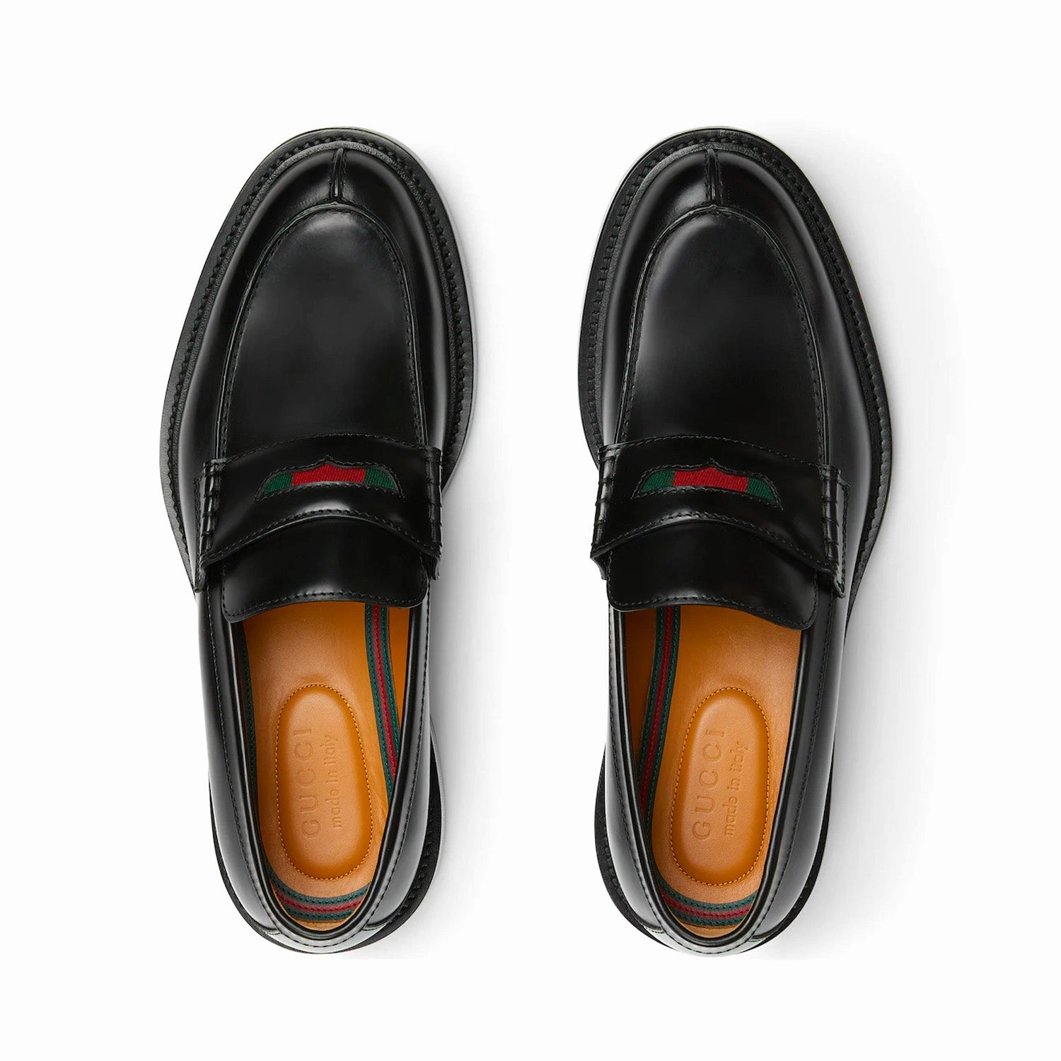 Gucci Men'S Loafer With Web Shoes Similar To Loafers