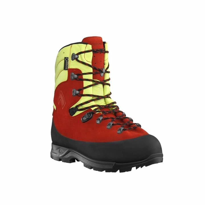 HAIX Schnittschutzstiefel SB Protector Forest 2.1 GTX Rot/Gelb Remonte Stiefel Weitschaft