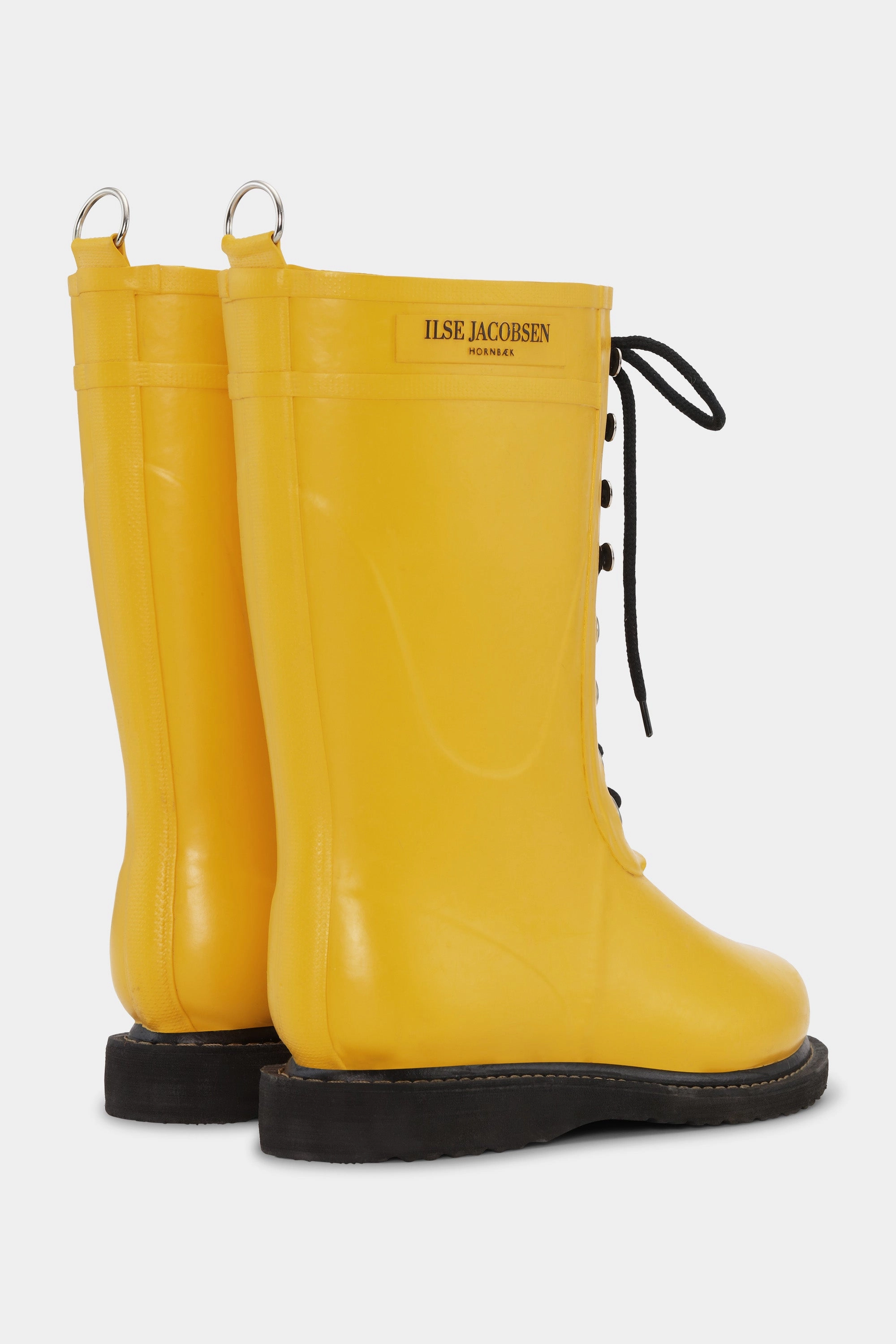 Halbhohe Gummistiefel - Cyber Yellow Hohe Stiefel Mit Kleinem Absatz