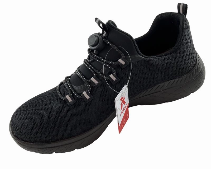 Fila Sneaker Weiß Rieker Sport  Damen Slipper M5070-00 Schwarz Textiil