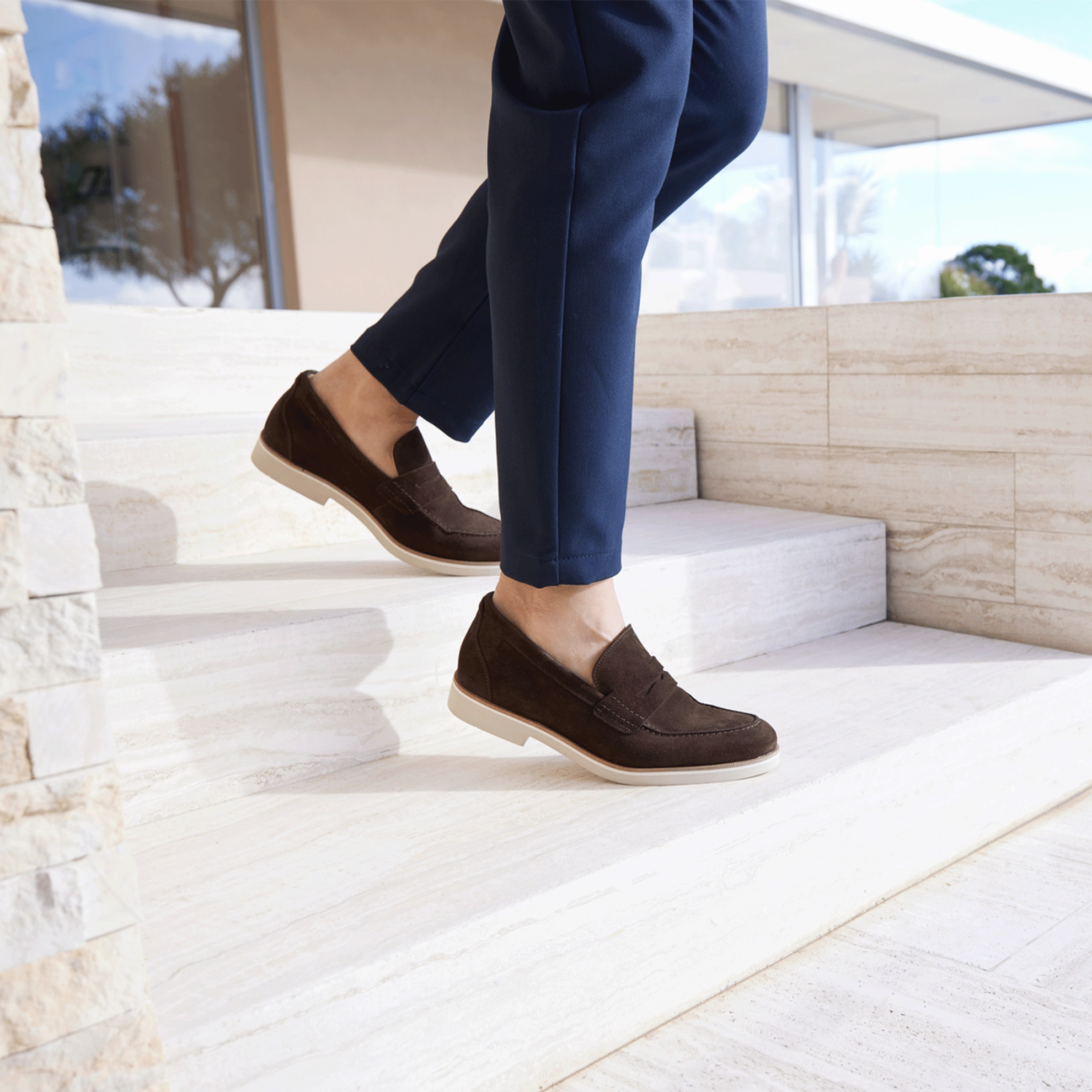 Wrinkled Loafers Men's Tailored Traveler Loafer