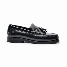 Playboy Vegas Loafers I Black Polido Lugged Sole Loafers