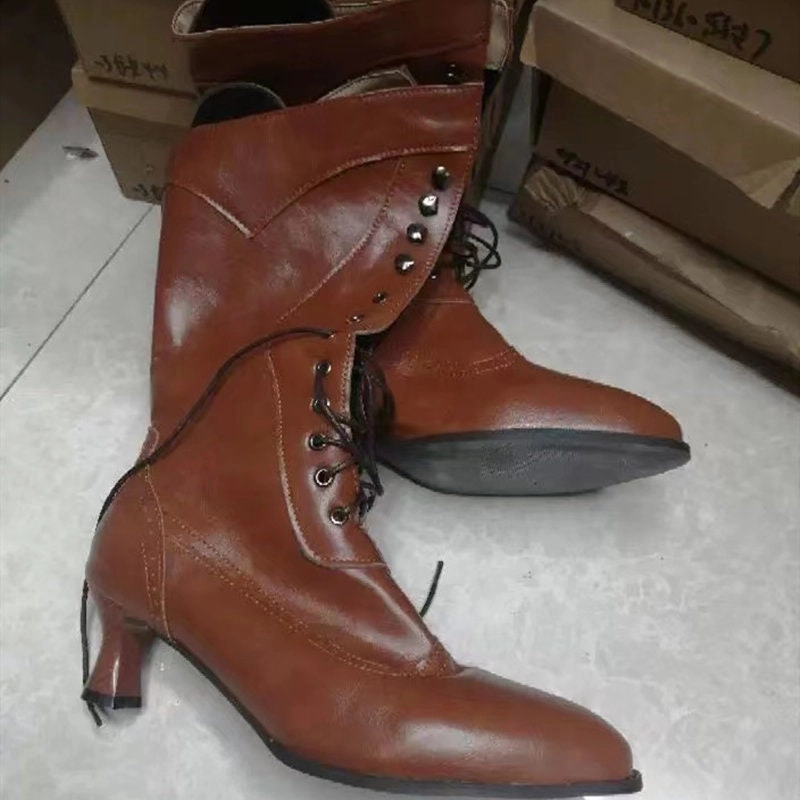 Heel boots - Shoes Heel, vintage, High Heel, retro high heels, retro heels, vintage boots, high heel boots, Victorian, Edwardian