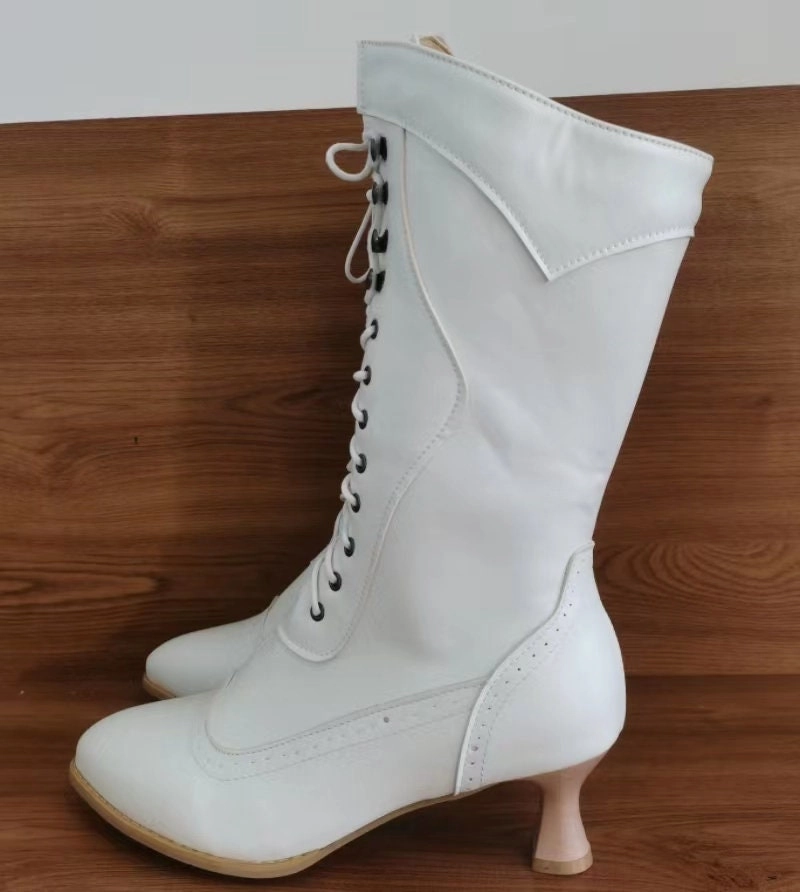 High Heels In Inches Heel boots - Shoes Heel, vintage, High Heel, retro high heels, retro heels, vintage boots, high heel boots, Victorian, Edwardian