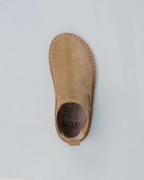 Ortholite Chelsea Boots HELSINKI Bio Suede Desert Sand