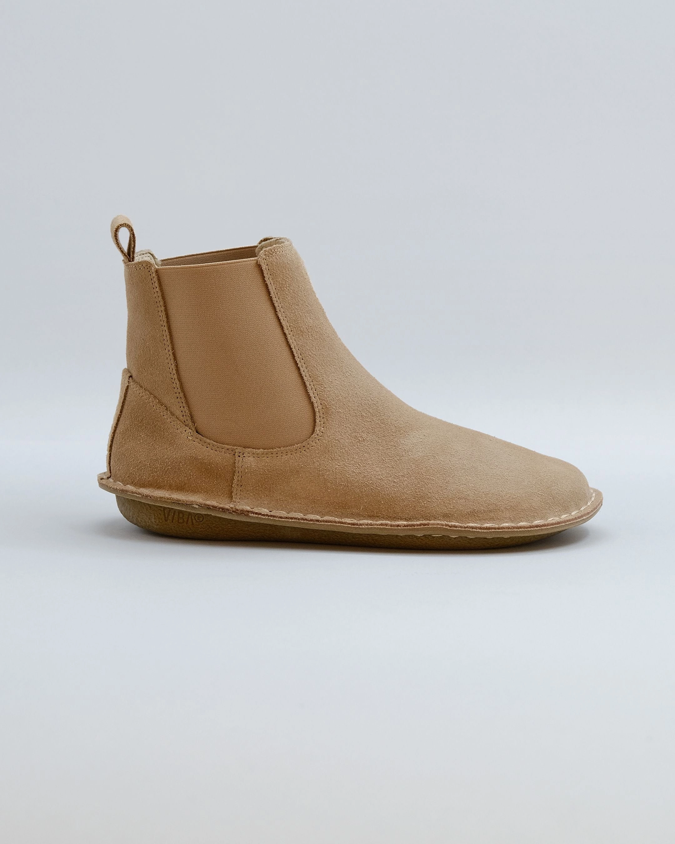 HELSINKI Bio Suede Desert Sand Metallic Chelsea Boots