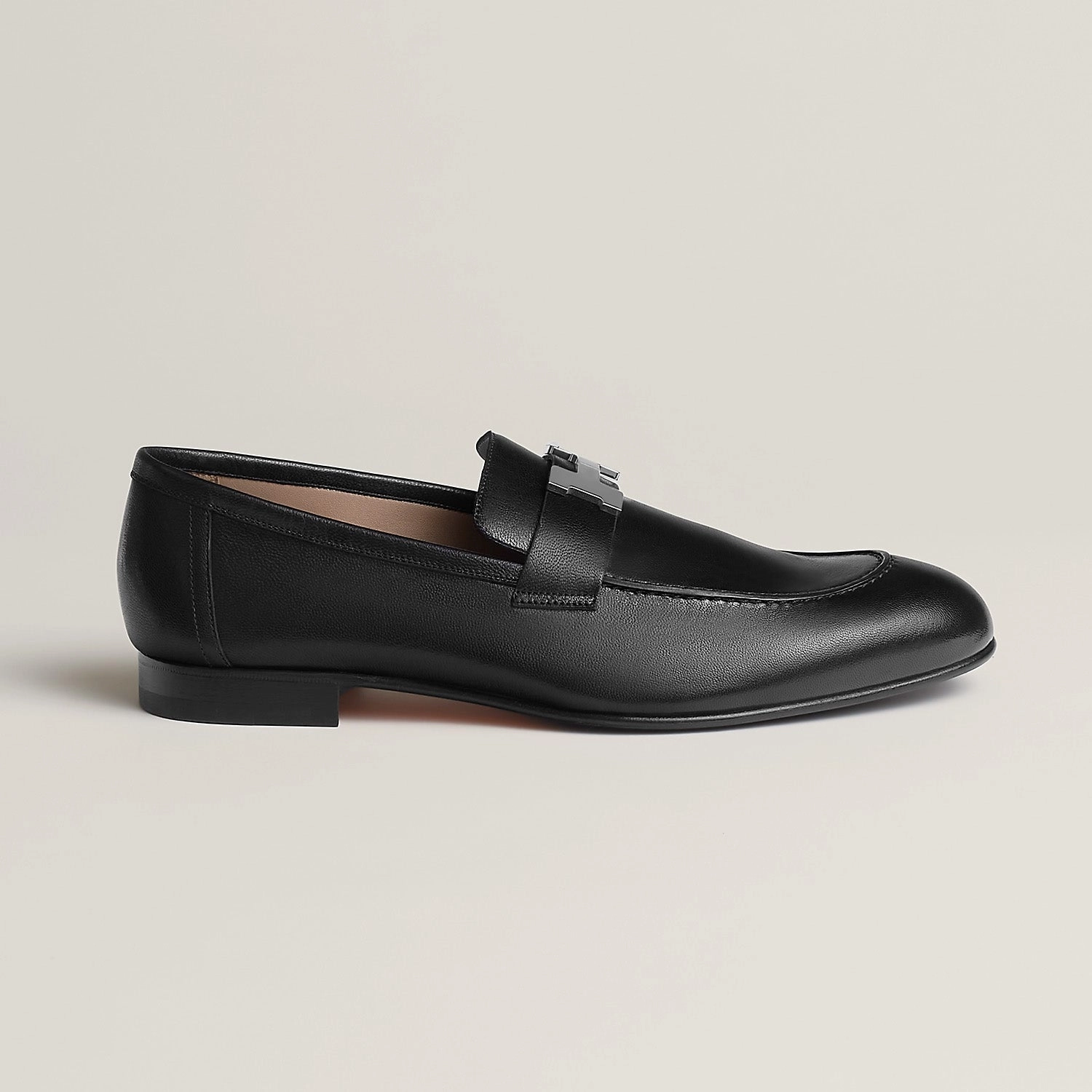 HERMES Paris loafer for Men Smooth Leather Chinos And Loafers