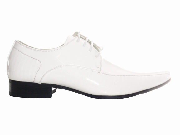 Cofra Sicherheitsschuhe S1p Herren Business Designer Halbschuhe Anzug Schnrr Schuhe Abendschuhe Lack Optik White # 157-59