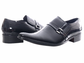 Trail Laufschuhe Wasserdicht Herren Business Designer Halbschuhe Anzug  Schuhe Abendschuhe Lack Optik Black # 8-32