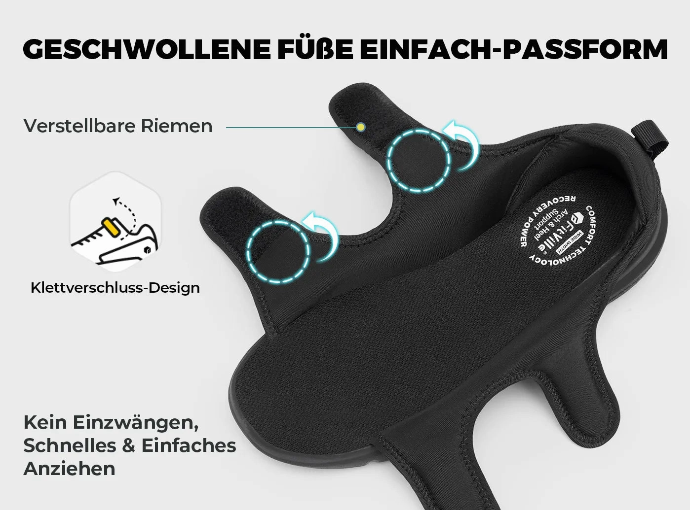 Herren EasyTop V3 Sandalen Wörishofer Fußbett Sandalen