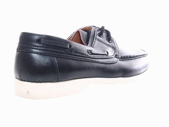 Herren Mokassin Freizeitschuhe Yacht Schuhe Black # 14-03 Sicherheitsschuhe Zwischengrößen