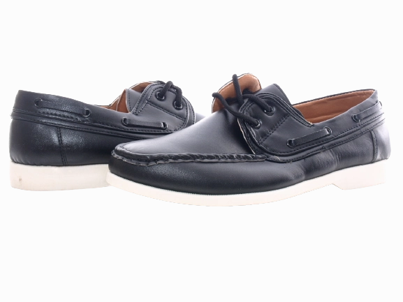 Herren Mokassin Freizeitschuhe Yacht Schuhe Black # 14-03 Leichte Und Schmal Geschnittene Sicherheitsschuhe