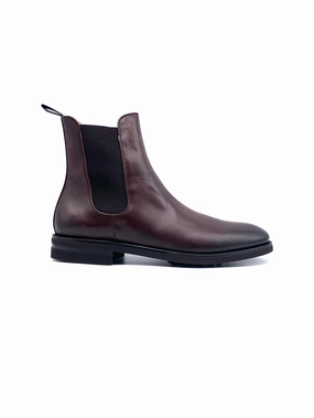 Oxford Ankle Boots Herrenschuh Malaga - Kalbsleder Braun (Premium Extra Light)