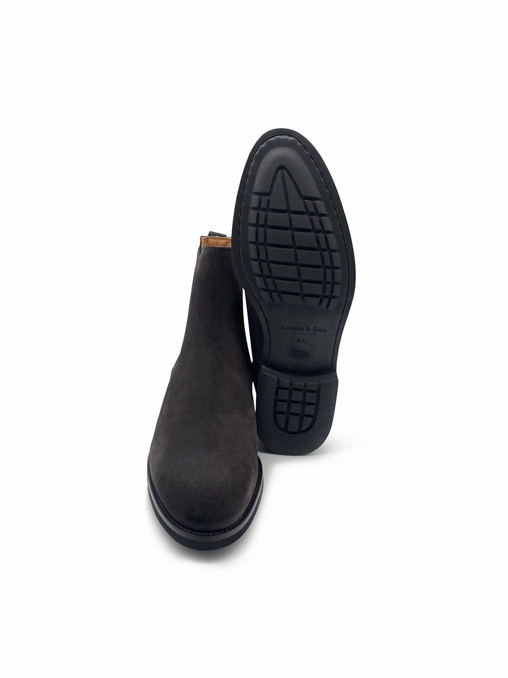 Herrenschuh Malaga - Rauleder Grau ( Premium Extra Light ) Msgm Ankle Boots