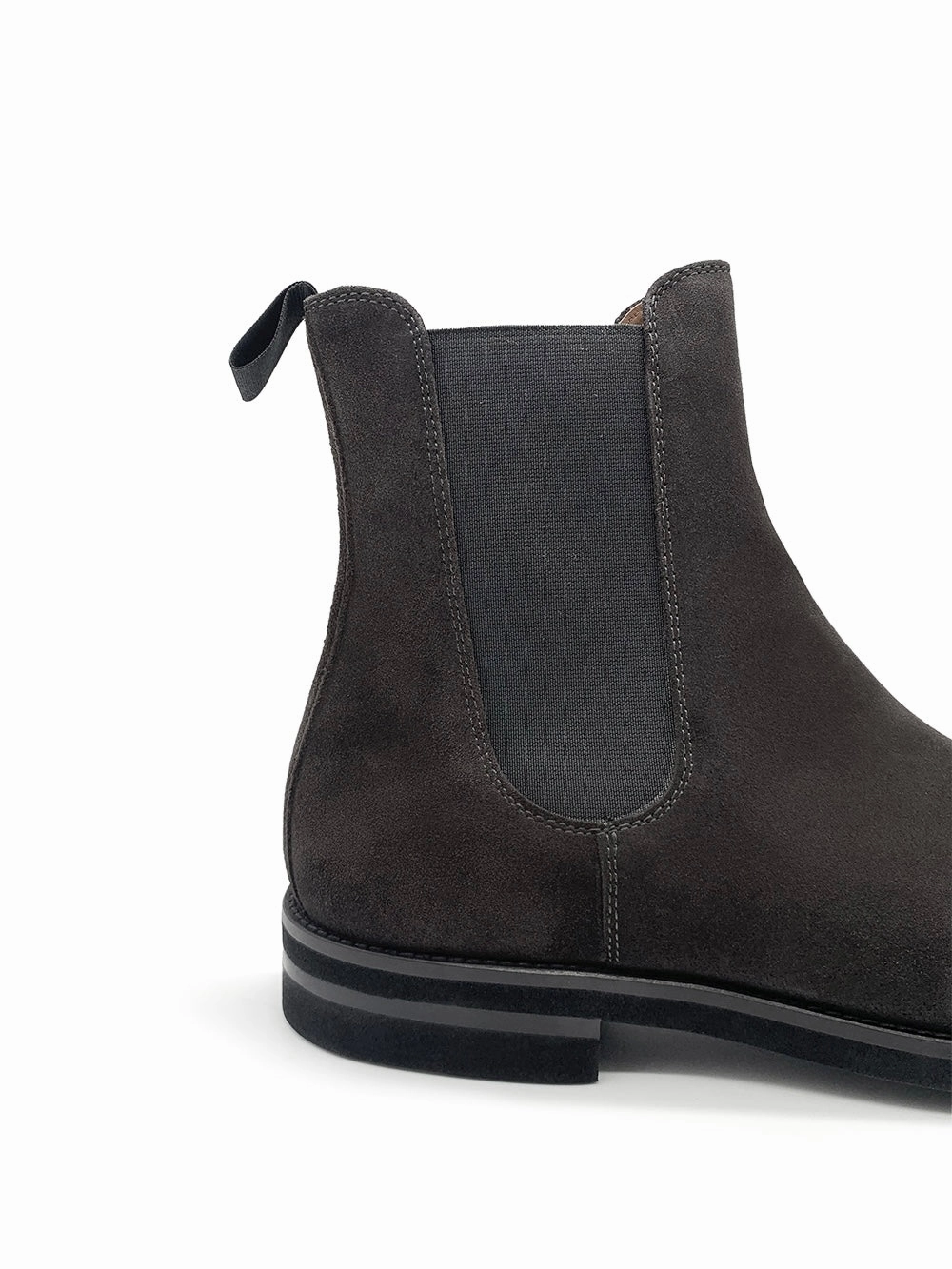 Ankle Boots Wedge Herrenschuh Malaga - Rauleder Grau ( Premium Extra Light )