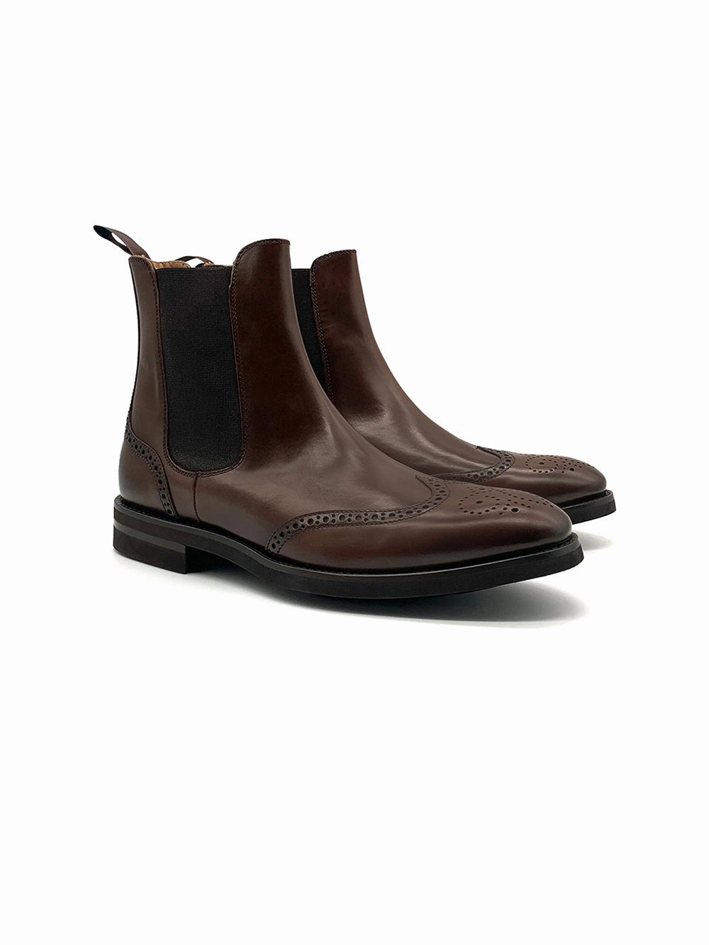 Dr Martens Vintage Leather Ankle Boots Herrenschuh Malaga Budapester - Kalbsleder Dunkelbraun ( Premium Extra Light )