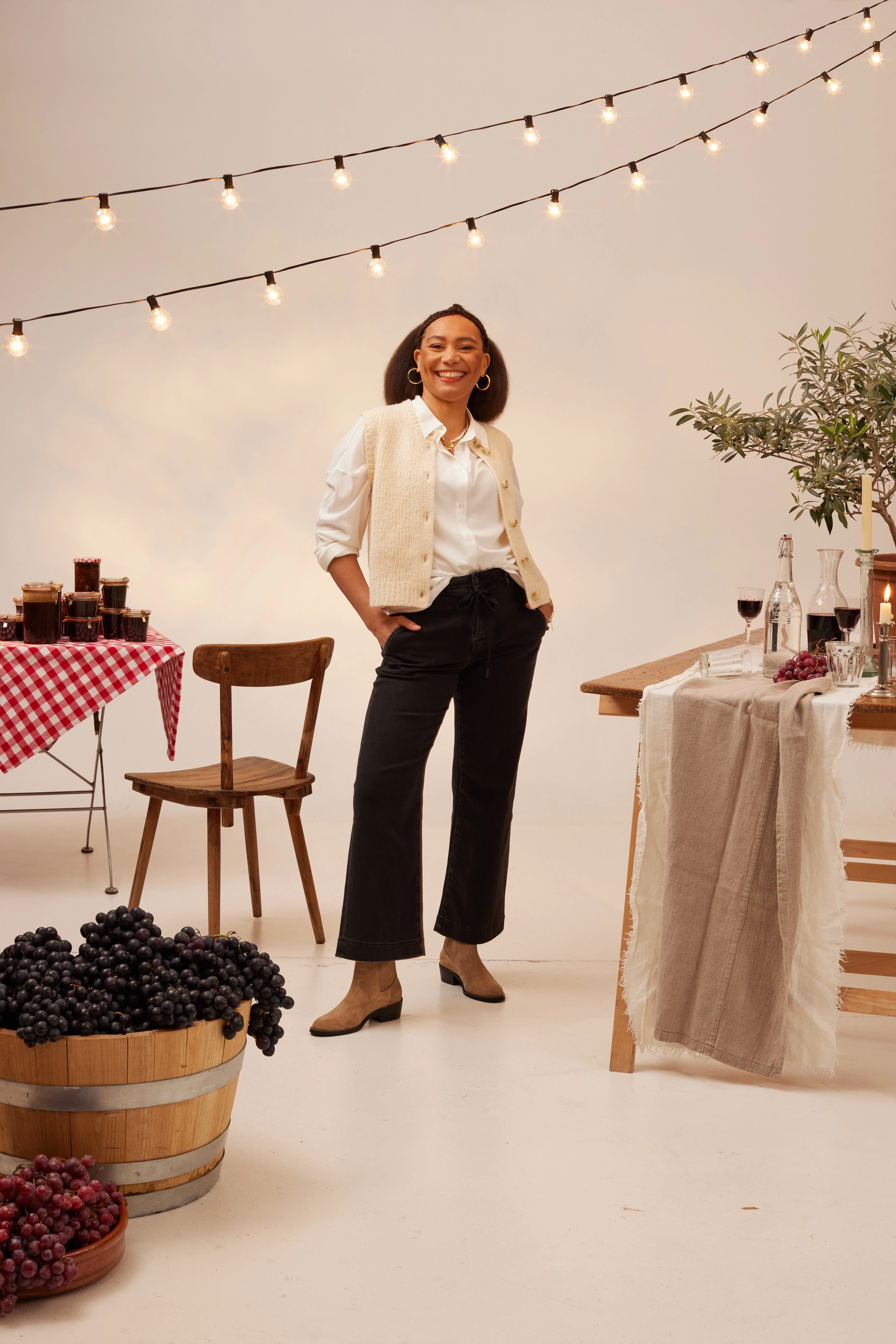 HIDALGO Westernboots beige suede Stiefel Messen