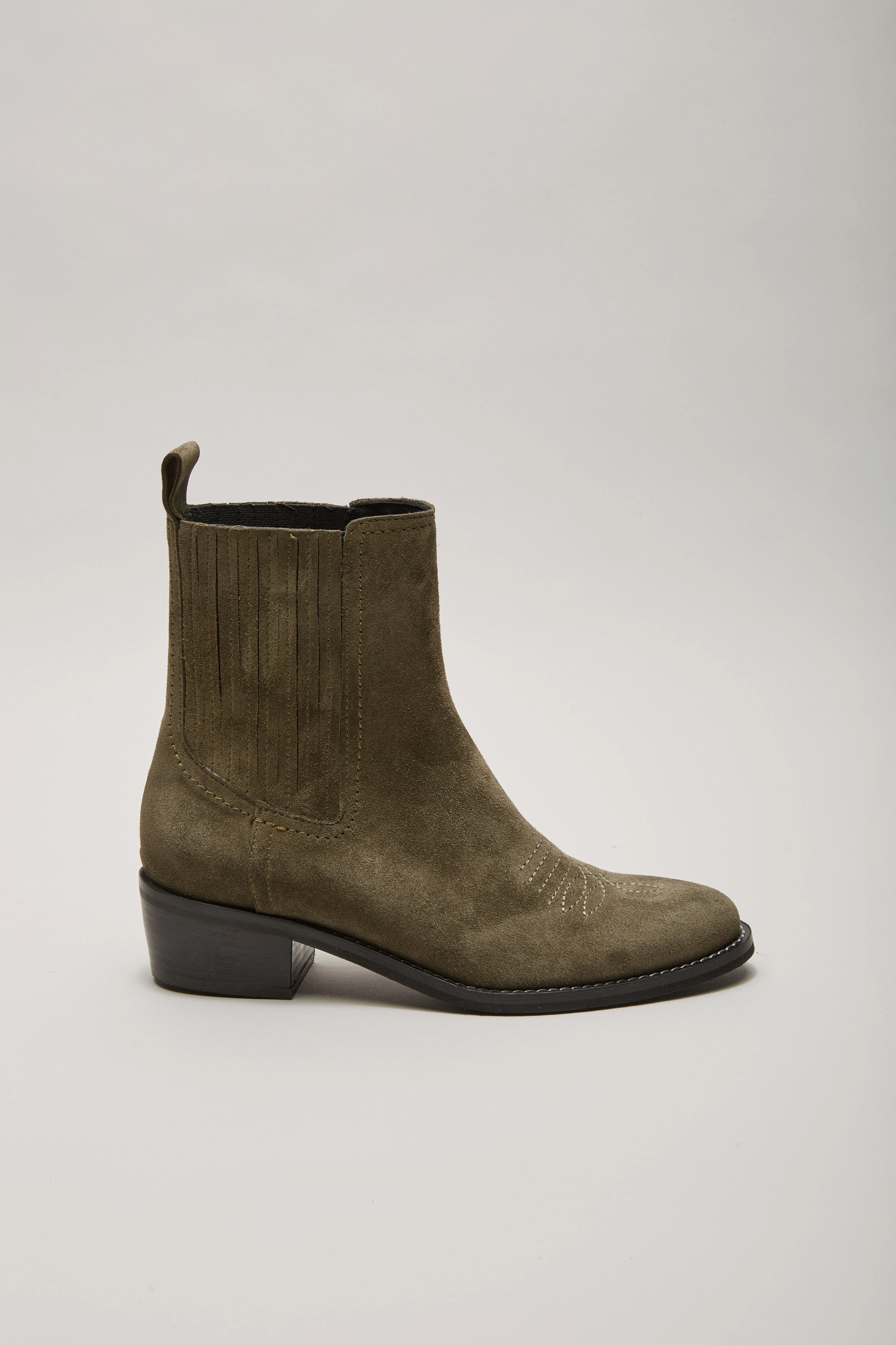 Jagdbedarf Stiefel HIDALGO Westernboots olive suede