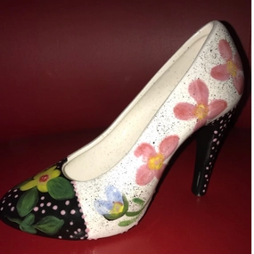 High Heel Shoe 5-1/2" tall 80s High Heels