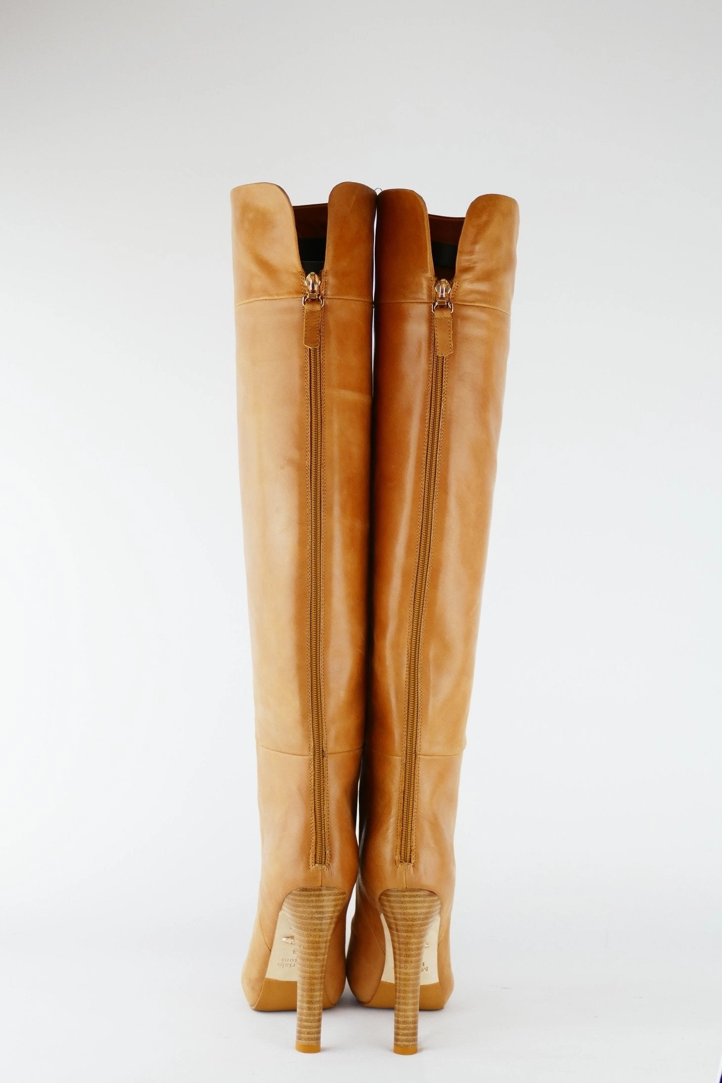 7 Meilen Stiefel Geschichte Hohe Stiefel Leder beige