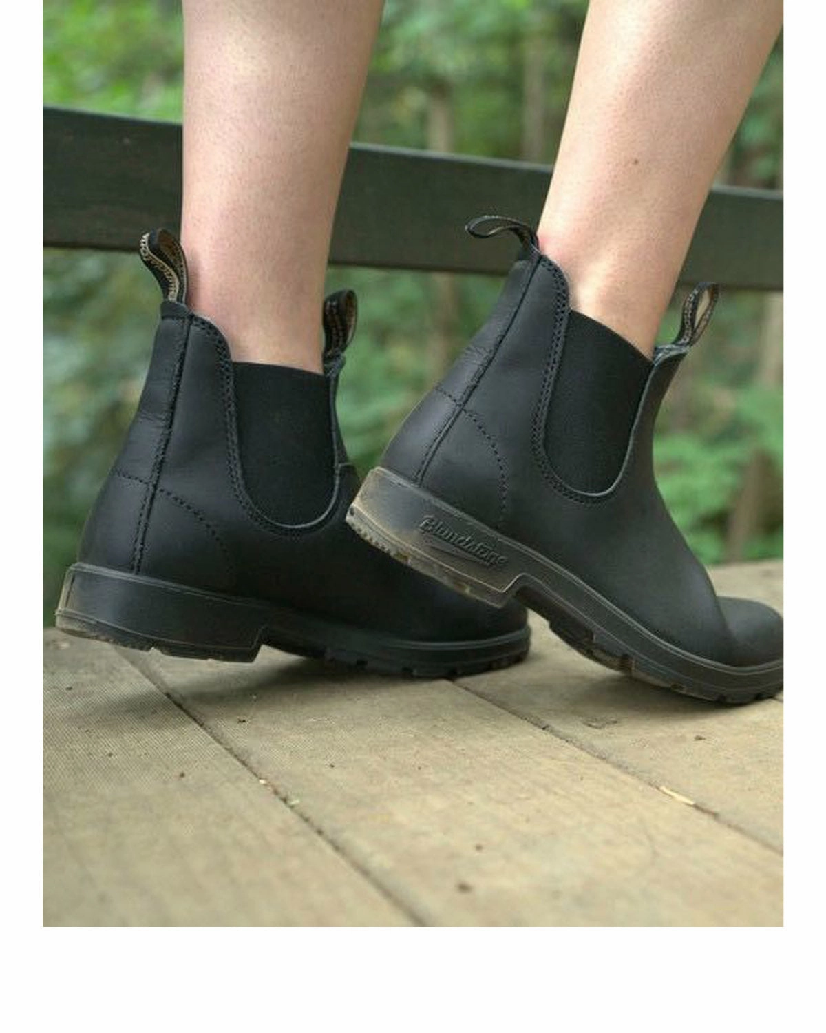 Blundstones 510 Black Chelsea-boot Aus Edlem Rindleder