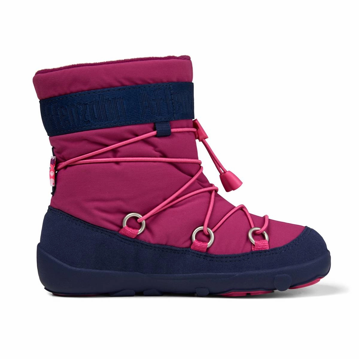 Winterstiefel österreich Affenzahn Schneestiefel Econyl Snowy Flamingo