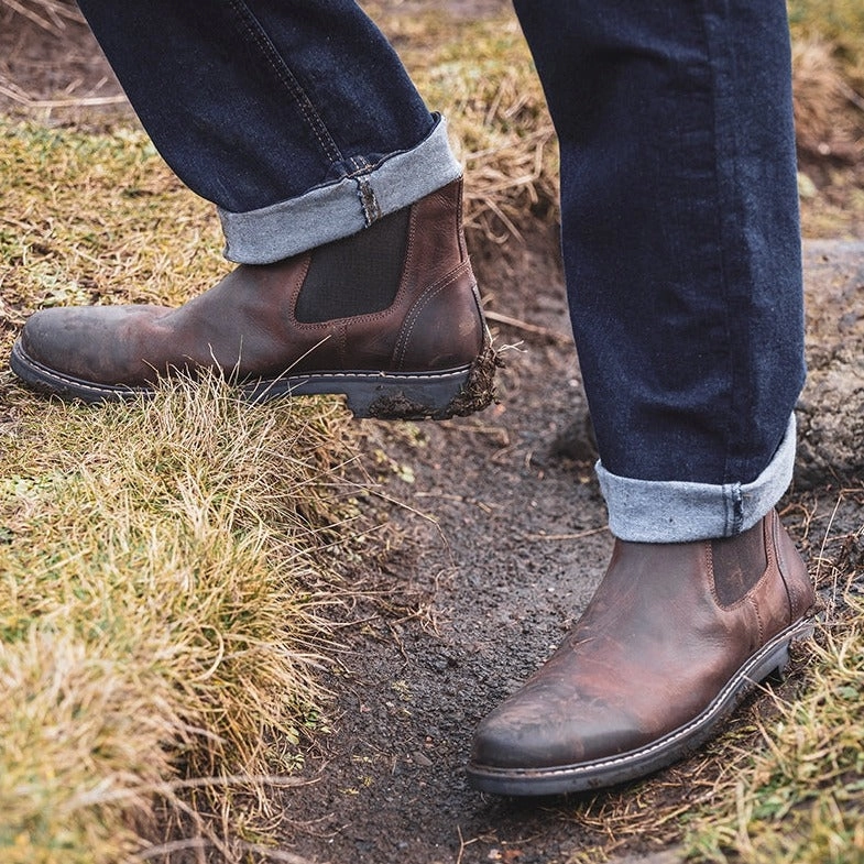 Hoggs of Fife Banff Country Dealer Boot Brogue Chelsea Boots